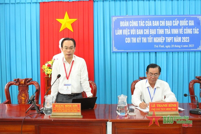 Trà Vinh bảo đảm an toàn, minh bạch trong kỳ thi tốt nghiệp THPT 2023